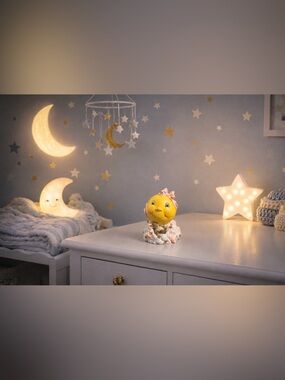 Fitz & Floyd Charming Tails “Moon & Stars” Coin Bank